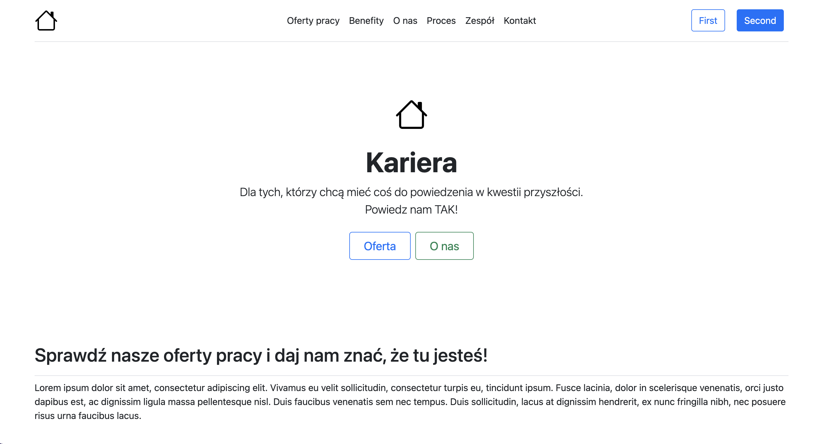 Menu - Around Text Light Logo Cta page preview