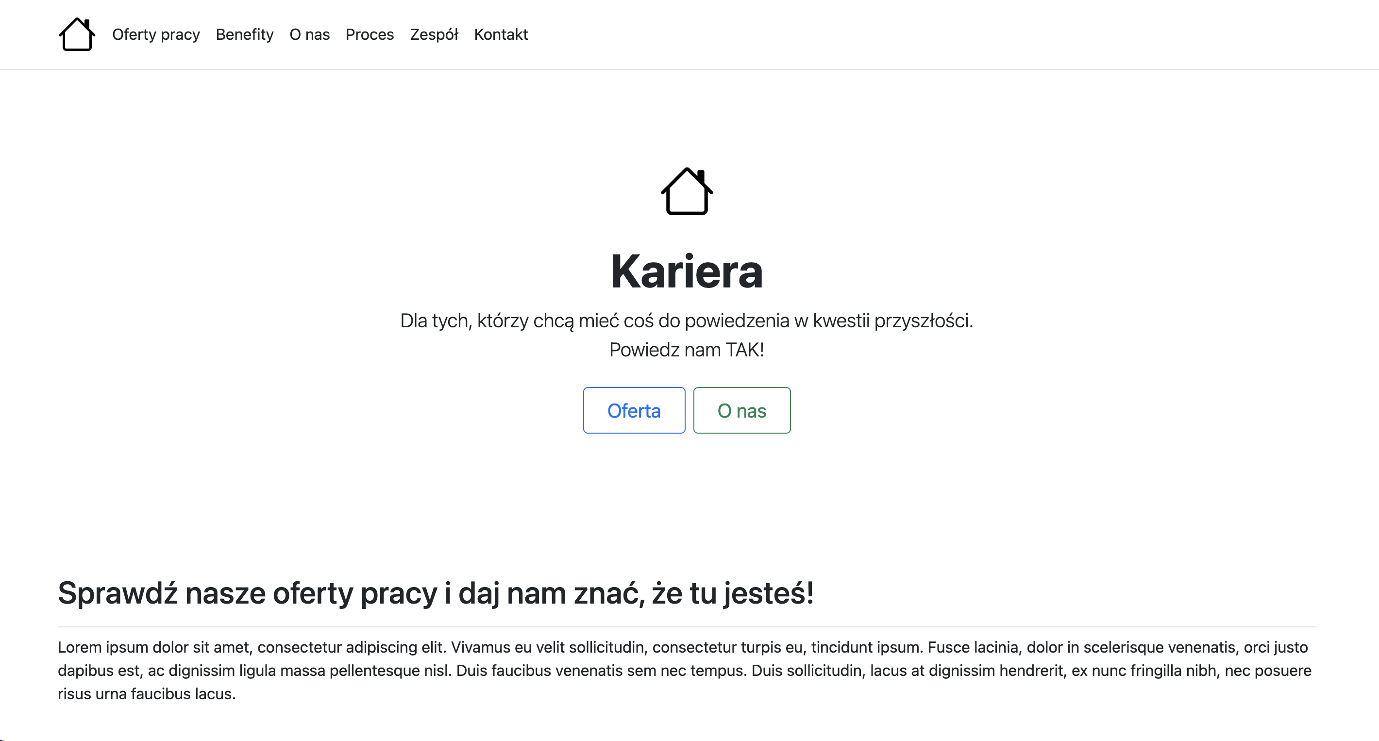 Menu - Left Text Light page preview